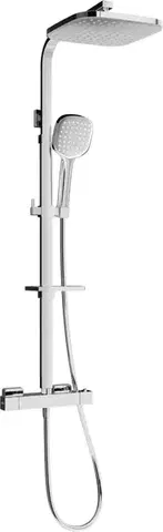 Sprchy a sprchové panely MEXEN/S - CQ33 sprchový stĺp s termostatickou batériou chróm 772503395-00