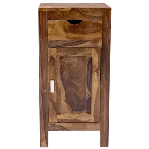 Kúpeľňový nábytok Skrinka do kúpeľne Amba 40x80x35 z indického masívu palisander