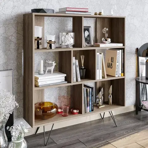 Knižnice Knižnica Mistico - Walnut
