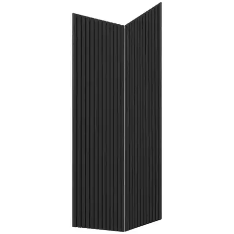 Kuchynské skrinky Čelo skrinky Luxeo F14-G60N2(100) ryfla black