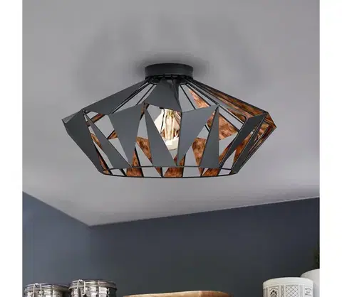 Svietidlá Eglo 43399 - Stropné svietidlo CARLTON 6 1xE27/60W/230V 43399