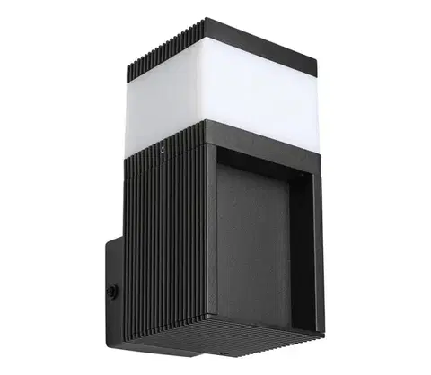 Svietidlá  Vonkajšie nástenné svietidlo VESPER 1xG9/5W/230V IP44 čierne KM-KO-1.5