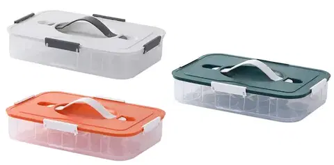 Boxy na skladovanie MAKRO - Box na vajíčka 31x22x6,5cm rôzne farby
