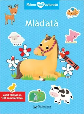 Nalepovačky, vystrihovačky, skladačky Mláďatá - Máme radi zvieratá