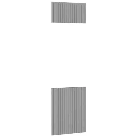 Kuchynské skrinky Čelo skrinky Luxeo F14-D60PM ryfla grey