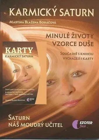 Ezoterika - ostatné Karmický Saturn (kniha + karty 27 ks) - Martina Blažena Boháčová