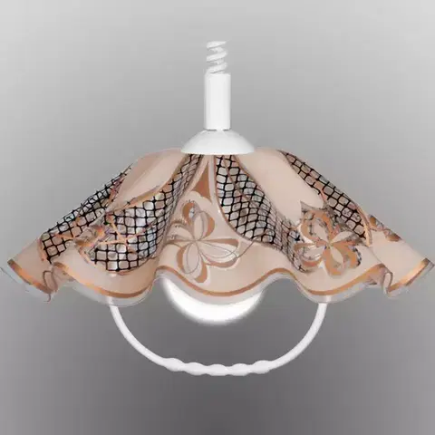 Lampy nad stôl do jedálne Luster WLA-02 FB-013 Biela+čierna LW1 ST