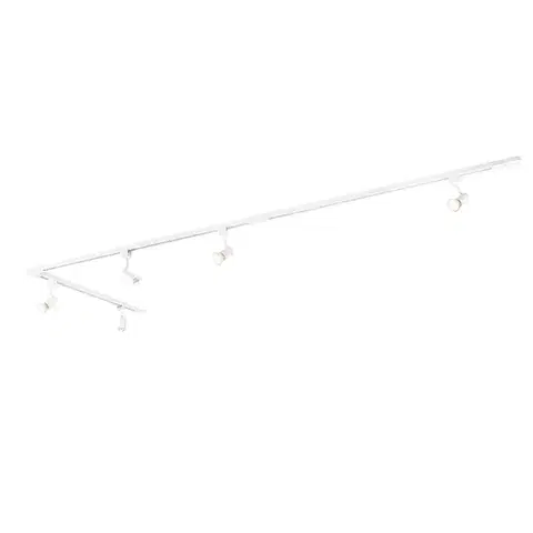 Koľajnicové svetelné systémy Inteligentný koľajnicový systém biely 1-fázový 5-svetiel Vrátane WiFi GU10 - Iconic Jeany