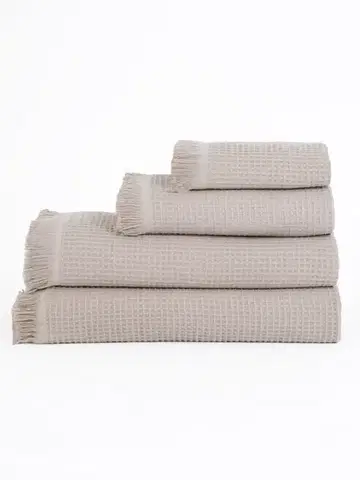 Uteráky MKLozkoviny.sk Vaflová osuška 70 × 140 cm ‒ Florencia cappuccino