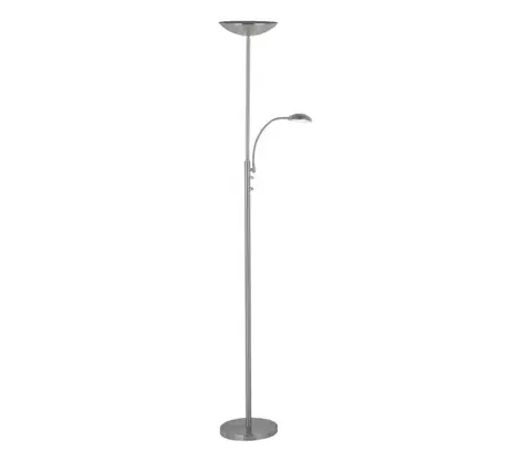 Lampy Brilliant - LED stmievateľná stojacia lampa ROSANNA 2xLED/13W/230V matný chróm G93011/13