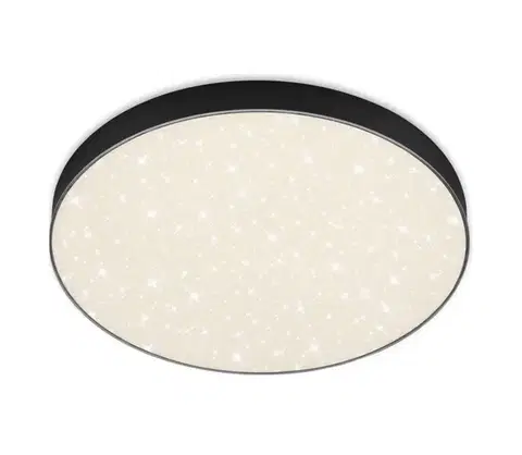 Svietidlá Briloner 7075-415 - LED Stropné svietidlo STAR SKY LED/24,5W/230V pr. 38 cm čierna 7075-415