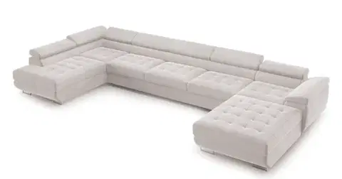 Sedačky a sedacie súpravy ArtPK Rohová sedacia súprava BENJAMIN 275 U XL | ľavá strana Farba: Castel 03