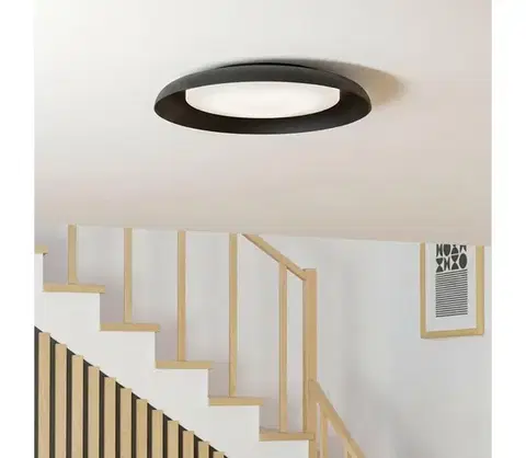 Svietidlá Eglo 99703 - LED stropné svietidlo PENJAMO LED/17,1W/230V čierne 99703