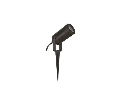 Záhradné lampy Eurolamp Vonkajšia lampa 1xGU10/5W/230V IP65 čierna 145-82021