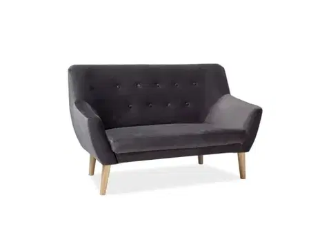 Pohovky a gauče Dvojmiestna pohovka NORDIC 2 VELVET Signal