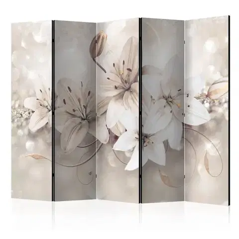 Paravány Paraván Diamond Lilies Dekorhome