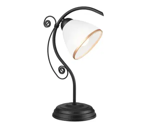 Lampy  Stolná lampa RETRO II 1xE27/60W/230V čierna LN 1.51/czarny mat