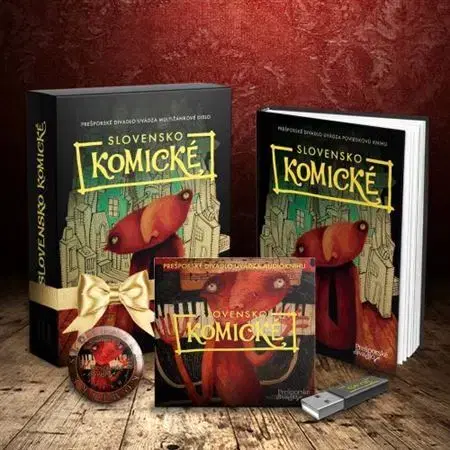 Novely, poviedky, antológie Slovensko Komické (Darčekový set) - Kolektív autorov