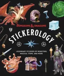 Nalepovačky, vystrihovačky, skladačky Dungeons & Dragons Stickerology