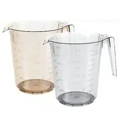 Odmerky Kinekus Odmerka s uchom na vodu/múku, plastová, objem 1L