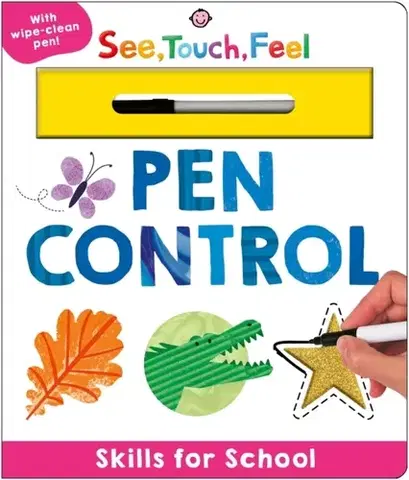 Nalepovačky, vystrihovačky, skladačky Skills for School: Pen Control (See, Touch, Feel) - Priddy Books