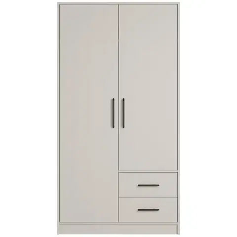 Šatníkové skrine Skriňa Smart Sr3 2d Cashmere