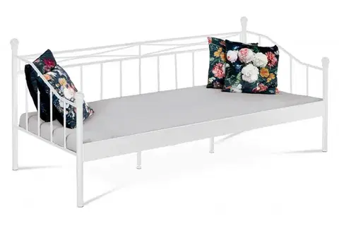 Postele Posteľ 90x200cm BED-1905 BK čierna Autronic