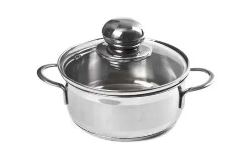 Hrnce SSW - Nerezový randlík 14cm so sklenenou pokrievkou, 0,9L