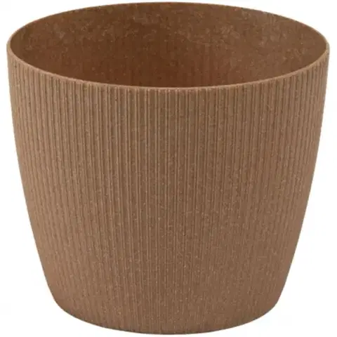 Záhrada Obal na kvety Magnolia Jumper Eco 14x11 cm svetlohnedý