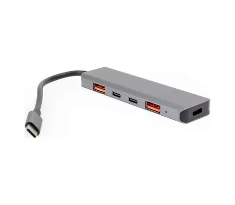 Predlžovacie káble  USB-C rozbočovač 5 v 1 s Power Delivery 100 W PMH28