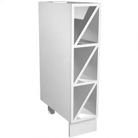 Kuchynské skrinky stojace Kuchynská skrinka Linea D20W grey