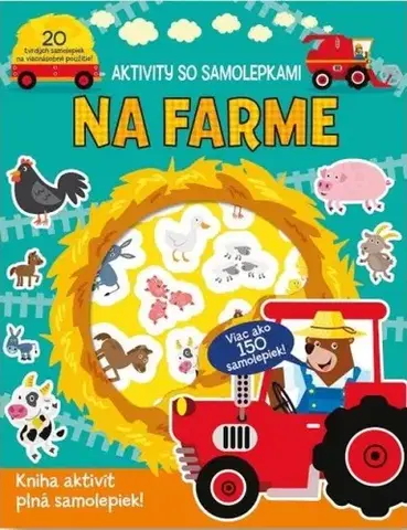 Nalepovačky, vystrihovačky, skladačky Aktivity so samolepkami: Na farme