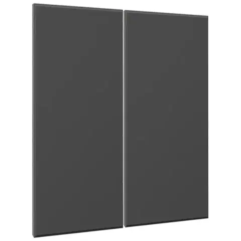 Kuchynské skrinky Čelo skrinky Luxeo F16-G80(72) tenký rám dark grey