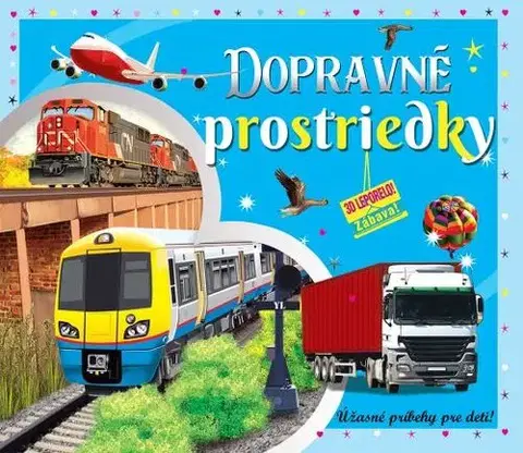 Leporelá, krabičky, puzzle knihy Dopravné prostriedky (3D leporelo)