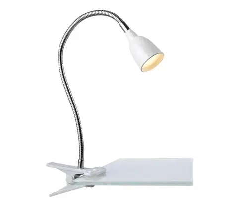 Lampy Markslöjd 106091 - LED Stolná lampa s klipom TULIP LED/3W/230V biela 106091