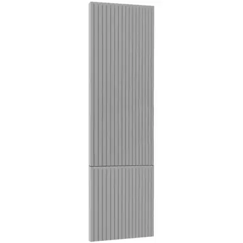 Kuchynské skrinky Čelo skrinky Luxeo F14-D40SPWN ryfla grey