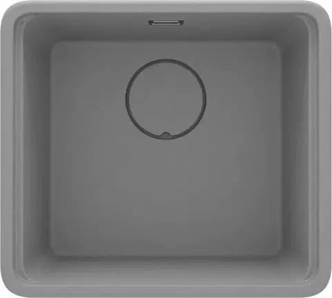 Kuchynské drezy DEANTE DEANTE - Momi metallic grey Granitový drez, 1-bowl ZKM_S10A