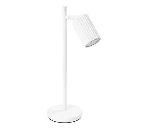Lampy  SL.1548 - Stolná lampa KARBON 1xGU10/10W/230V biela SL.1548