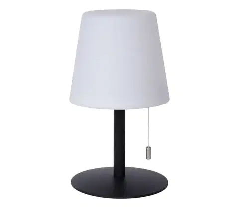 LED osvetlenie Lucide 13815/02/99 - LED RGBW Stmievateľná stolná lampa RIO LED/1,8W/3,7V čierna 13815/02/99