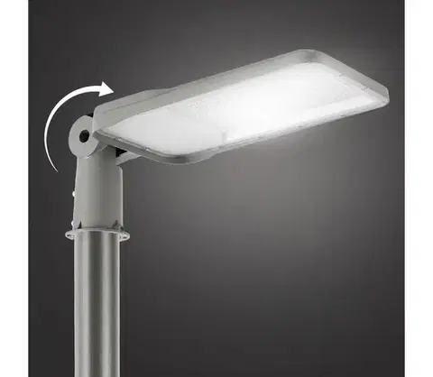 LED osvetlenie BRILAGI -LED Vonkajšia pouličná lampa s kĺbom. URBANLIGHT LED/200W/230V sivá IP65 BRI802