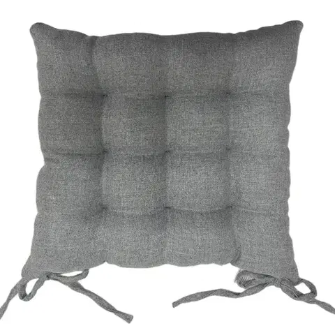 Bytový textil Poduška na stoličku PB2573 40x40 cm 7 sivá