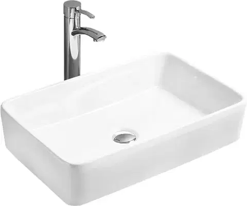 Umývadlá MEXEN - CATIA umývadlo na dosku 58x37cm biela 21315800