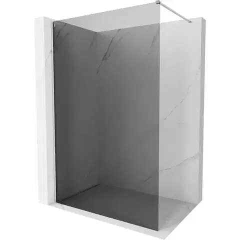 Sprchové dvere MEXEN/S - Kyoto-X Sprchová zástena WALK-IN 60 x 200, grafit 10 mm, chróm 800-060-101-01-40-X