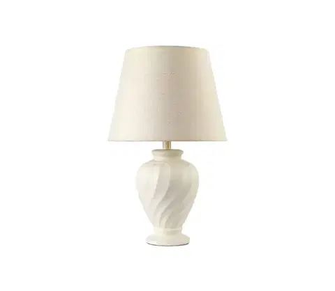 Lampy ONLI - Stolná lampa VORTICE 1xE27/22W/230V 64 cm krémová 235/LGB