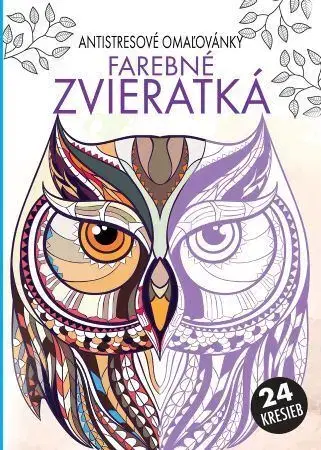 Maľovanky pre dospelých Farebné ziveratká - Antistresové omaľovánky