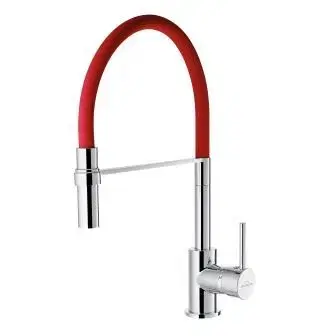 Kuchynské drezy INVENA INVENA - Drezová batéria CHAMELEON, červená BZ-29-L07-C