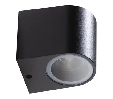 Svietidlá Azzardo  - Vonkajšie nástenné svietidlo RIMINI 1xGU10/35W/230V IP54 okrúhly 