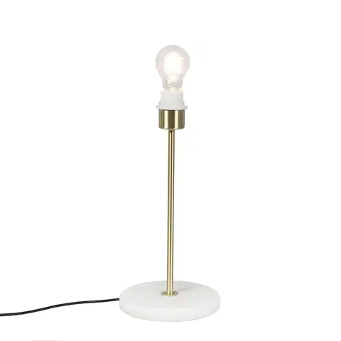 Stolné lampy Klasická stolná lampa mosadz - Kaso