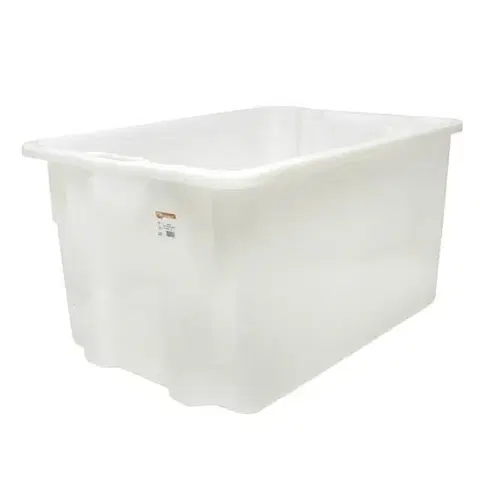 Úložné boxy Kinekus Box prepravný, objem 65L, biely, plastový
