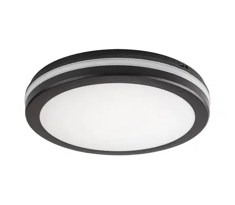 Svietidlá Rabalux 77035 - LED kúpeľňové stropné svietidlo INDRE LED/28W/230V IP54 čierna 77035